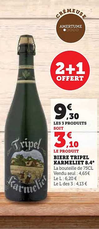 Bière Tripel Karmeliet 8.4°