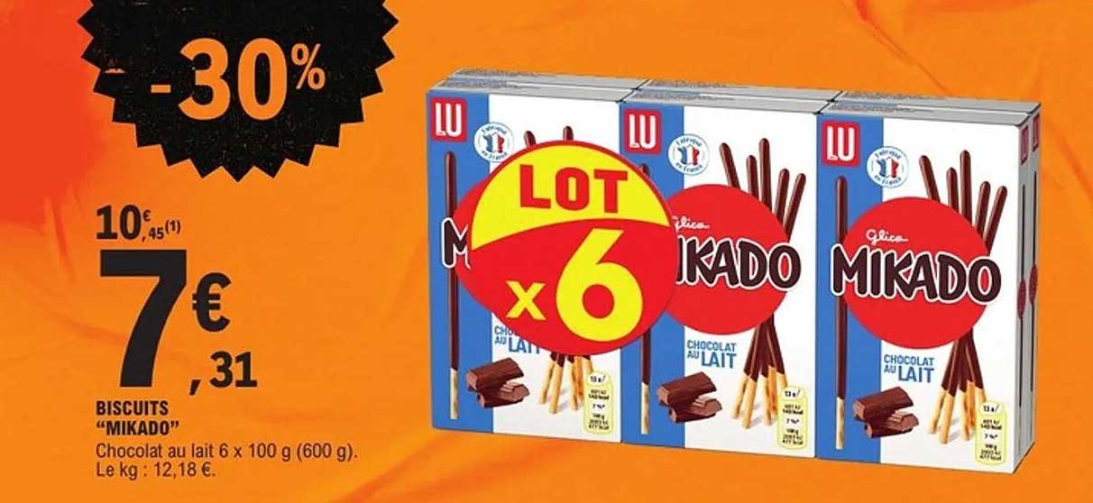 BISCUITS "MIKADO"