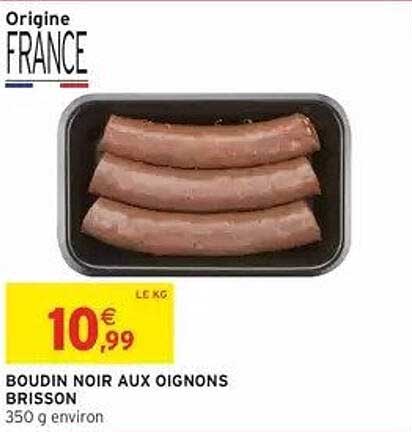 BOUDIN NOIR AUX OIGNONS BRISSON