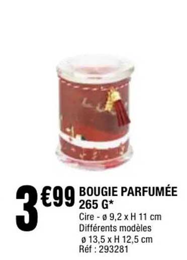 BOUGIE PARFUMÉE 265 G*