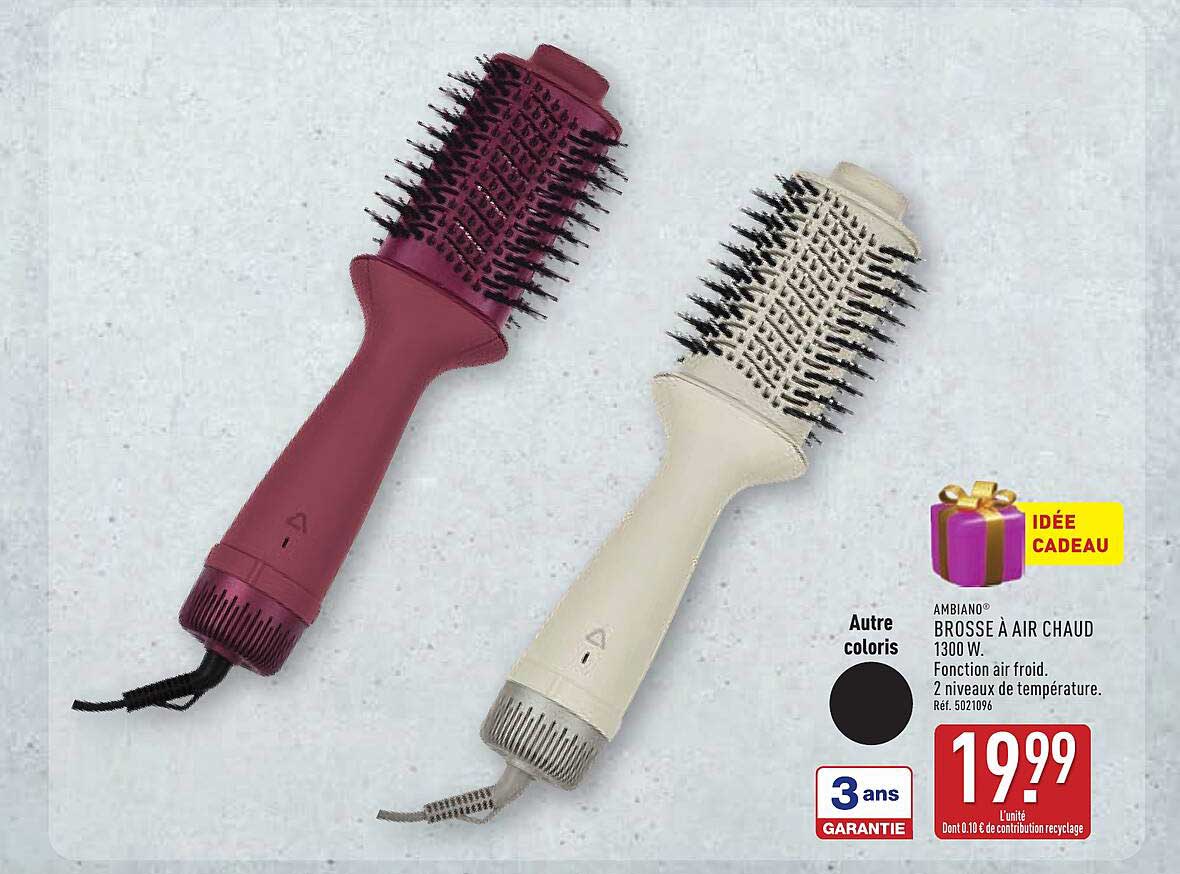BROSSE À AIR CHAUD 1300 W