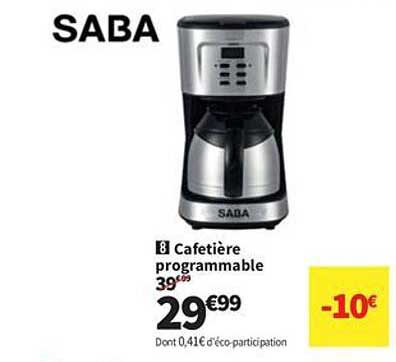 Cafetière programmable