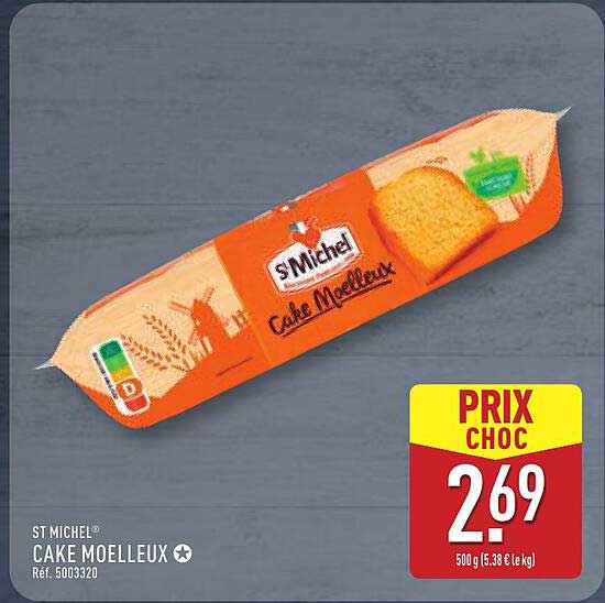 Cake Moelleux St Michel