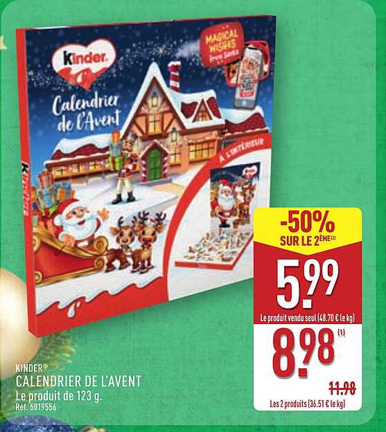 CALENDRIER DE L'AVENT