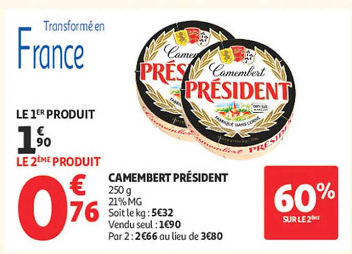CAMEMBERT PRÉSIDENT