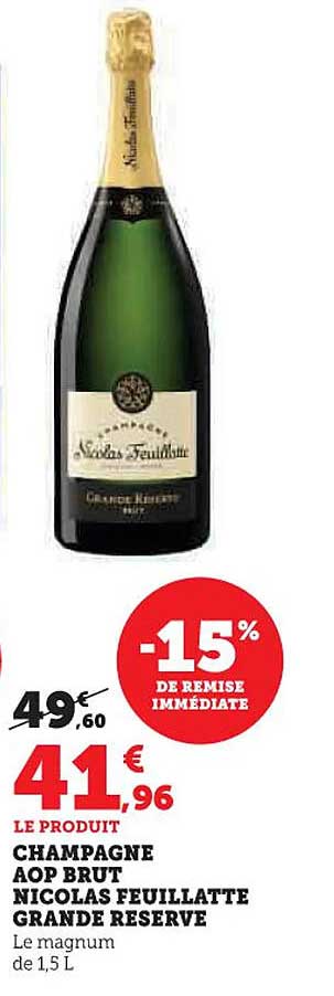 Champagne AOP Brut Nicolas Feuillatte Grande Réserve