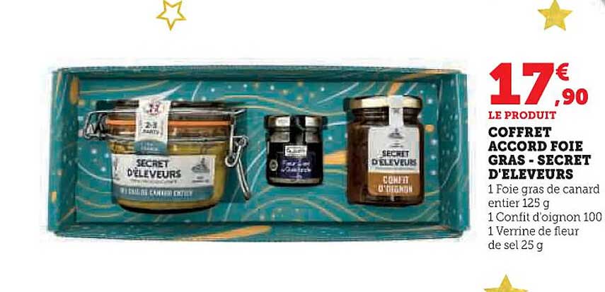 COFFRET ACCORD FOIE GRAS - SECRET D'ÉLEVEURS