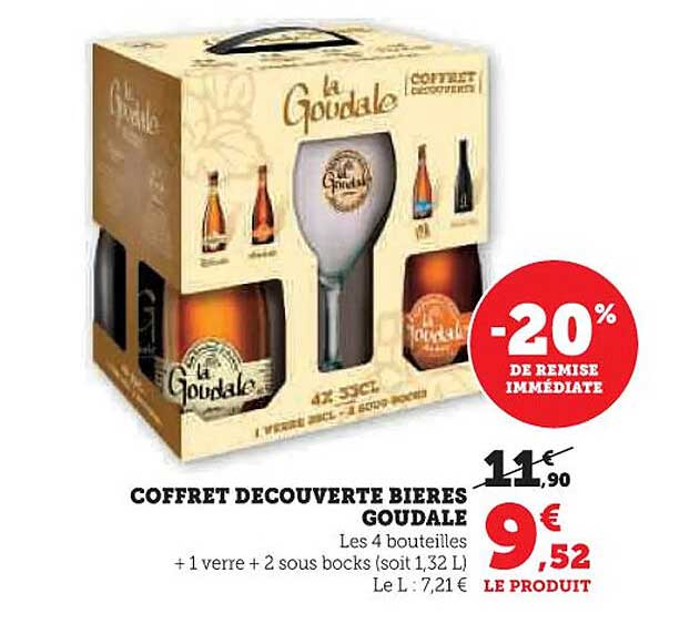 COFFRET DECOUVERTE BIERES GOUDALE