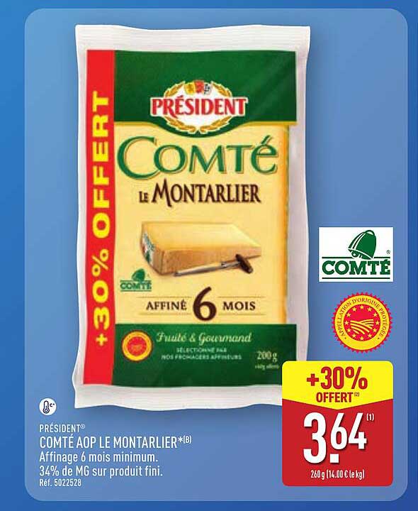 COMTÉ AOP LE MONTARLIER