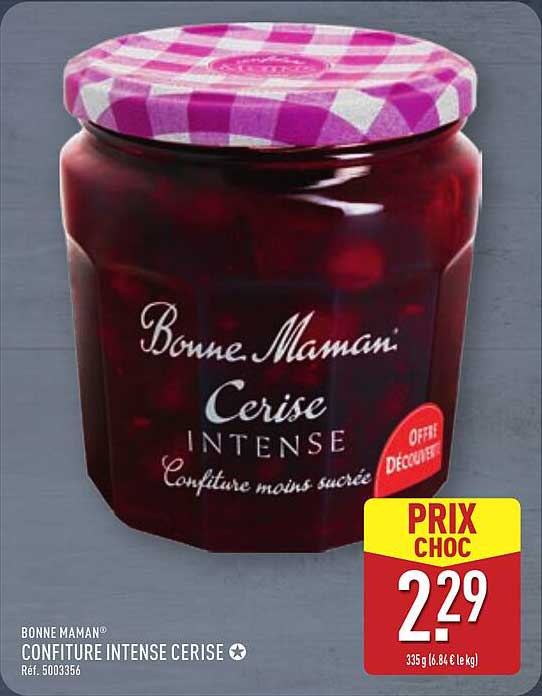 CONFITURE INTENSE CERISE