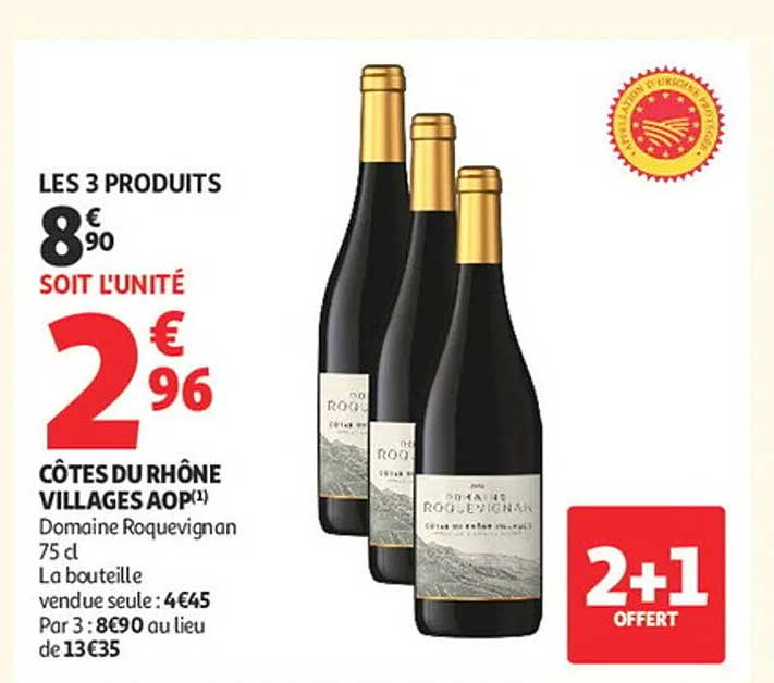 CÔTES DU RHÔNE VILLAGES AOP - Domaine Roqueveignan