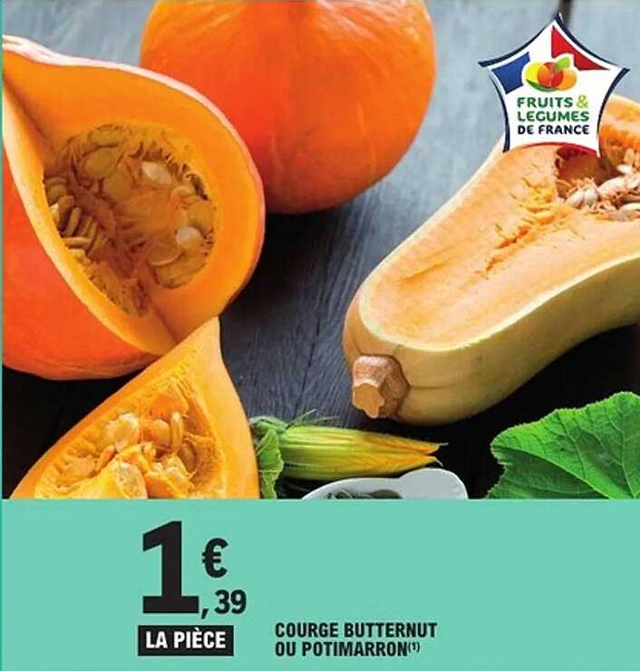 COURGE BUTTERNUT OU POTIMARRON