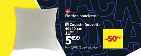 Coussin Doucette 40x40 cm -50%