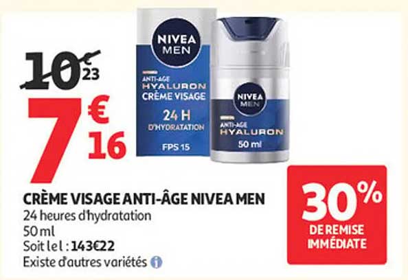 CRÈME VISAGE ANTI-ÂGE NIVEA MEN