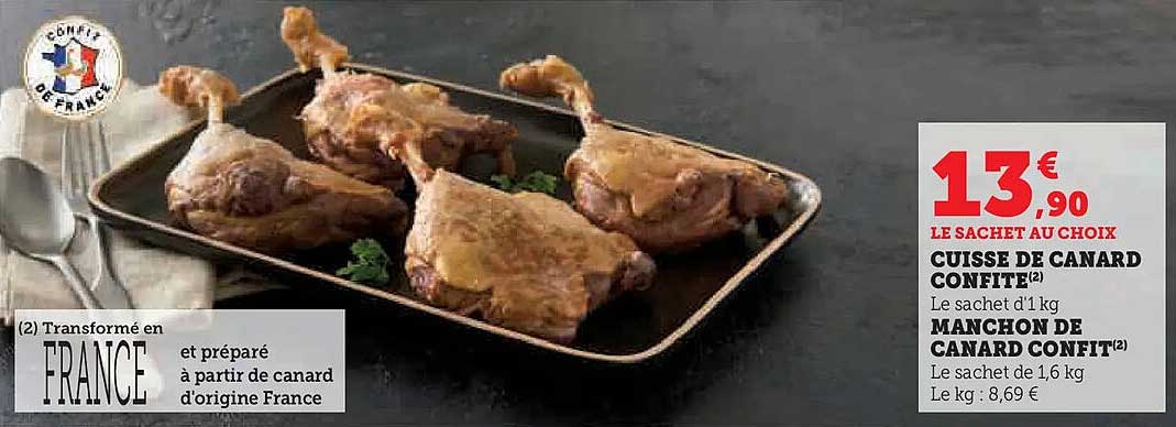 CUISSE DE CANARD CONFITE