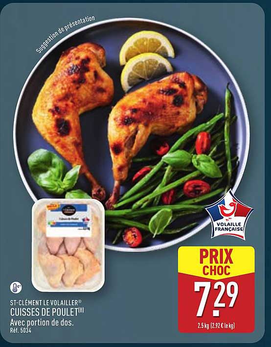 CUISSES DE POULET ST-CLÉMENT LE VOLAILLER®