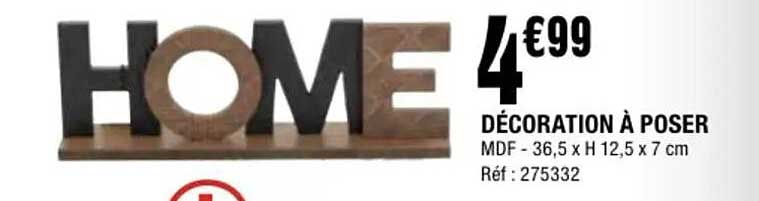 DÉCORATION À POSER