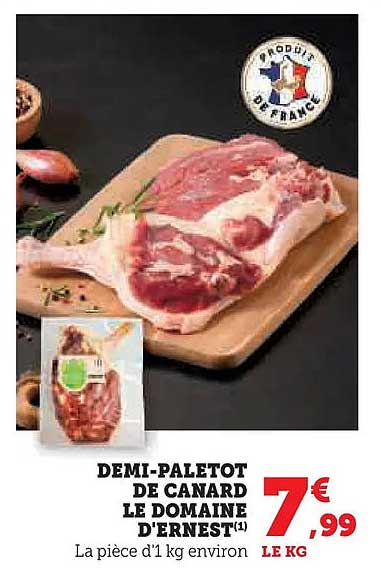 DEMI-PALETOT DE CANARD LE DOMAINE D'ERNEST