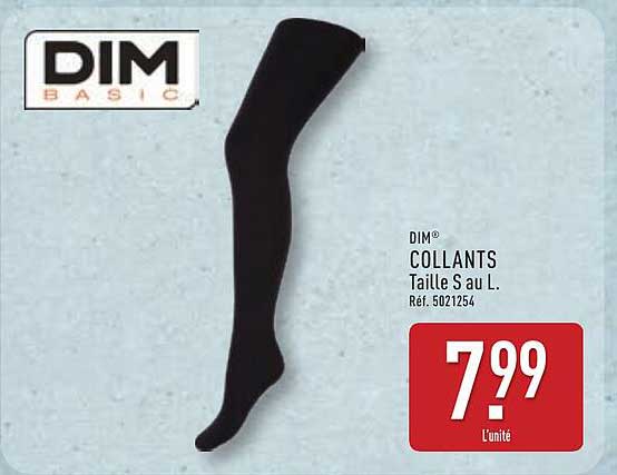 DIM® COLLANTS Taille S au L.