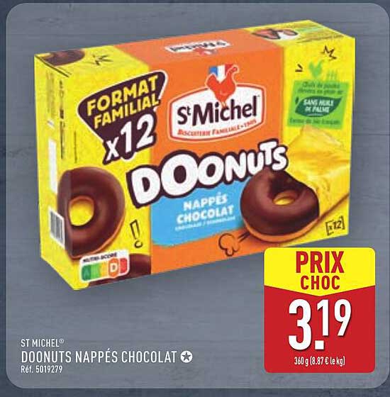 Doonuts nappés chocolat x12