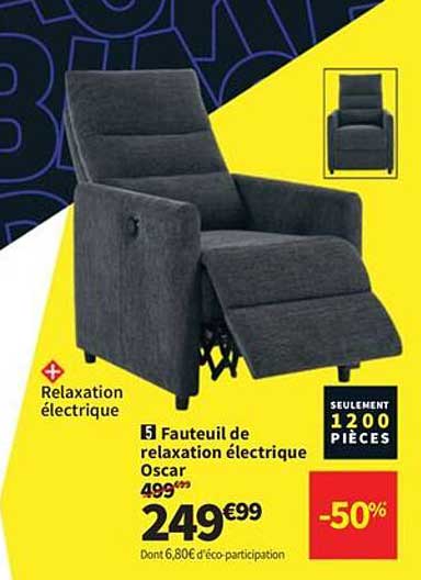 Fauteuil de relaxation électrique Oscar