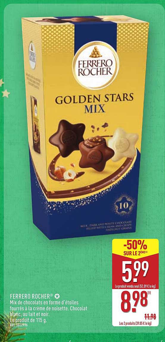 FERRERO ROCHER® GOLDEN STARS MIX