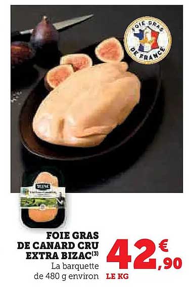 FOIE GRAS DE CANARD CRU EXTRA BIZAC(3)