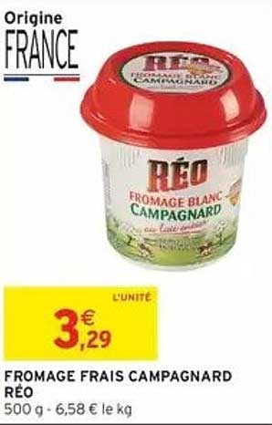 FROMAGE FRAIS CAMPAGNARD RÉO