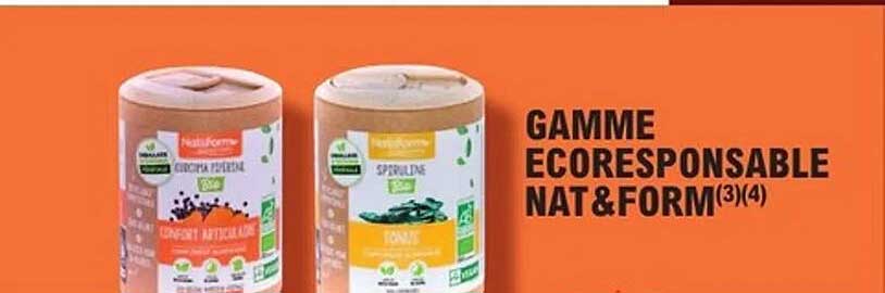 GAMME ECORESPONSABLE NAT&FORM