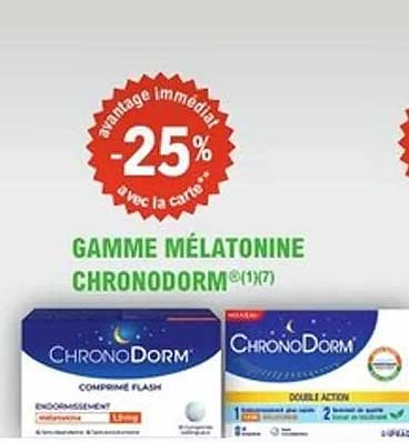 GAMME MÉLATONINE CHRONODORM