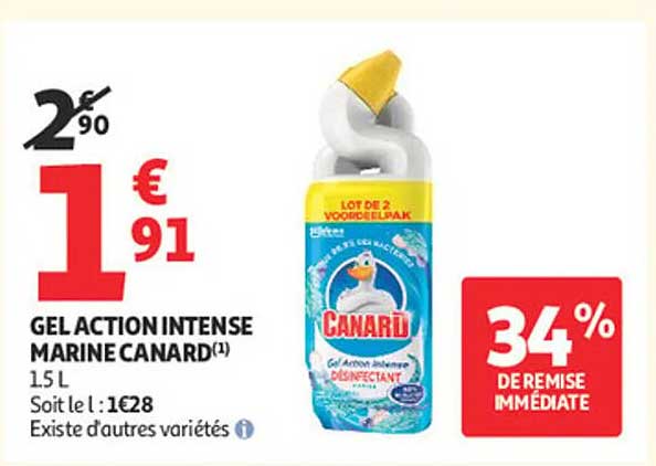 GEL ACTION INTENSE MARINE CANARD