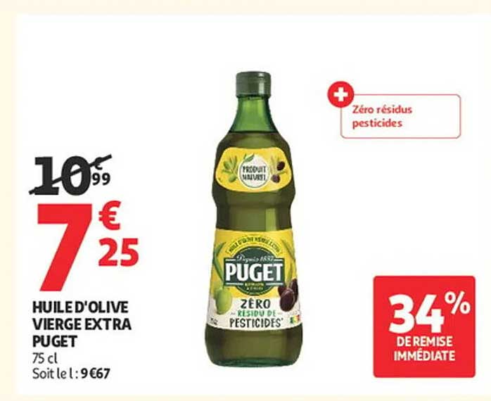 HUILE D'OLIVE VIERGE EXTRA PUGET