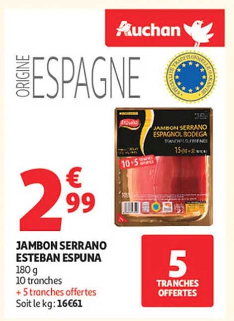 JAMBON SERRANO ESTEBAN ESPUNA