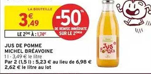JUS DE POMME MICHEL BRÉVOINE