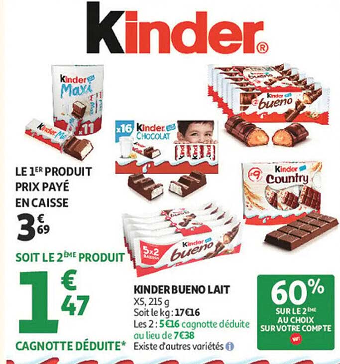 Kinder Bueno Lait