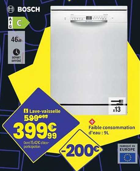 Lave-vaisselle Bosch