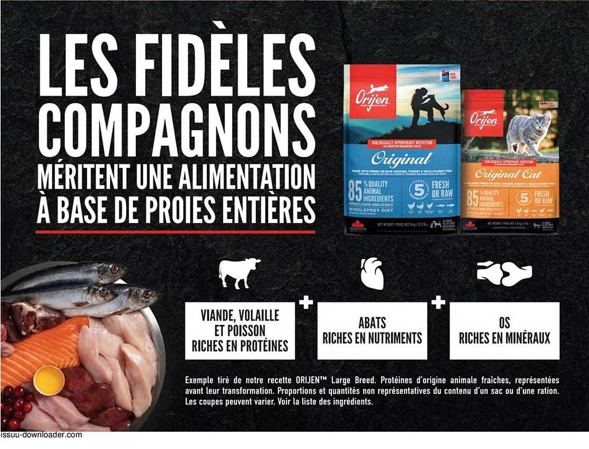 LES FIDÈLES COMPAGNONS MÉRITENT UNE ALIMENTATION À BASE DE PROIES ENTIÈRES