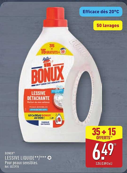 LESSIVE LIQUIDE**/***