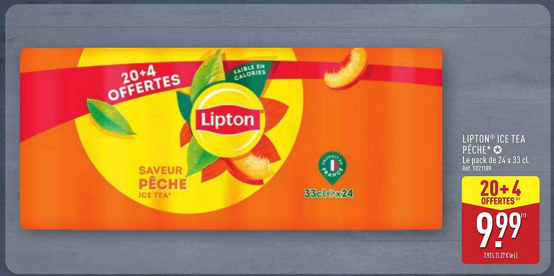 LIPTON® ICE TEA PÊCHE*