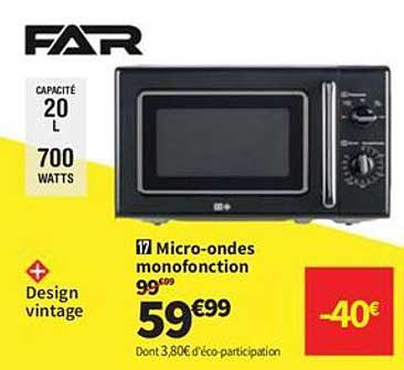 Micro-ondes monofonction