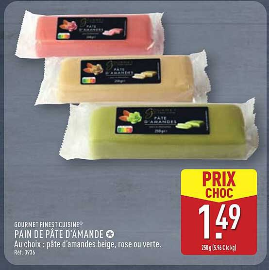 PAIN DE PÂTE D'AMANDE