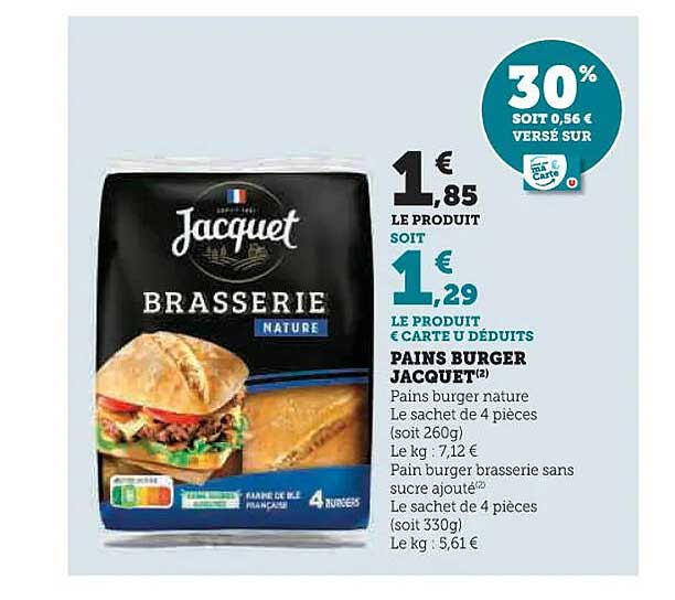 PAINS BURGER JACQUET