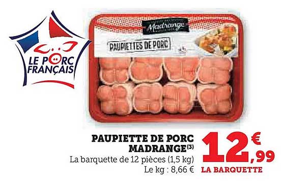 PAUPIETTE DE PORC MADRANGE