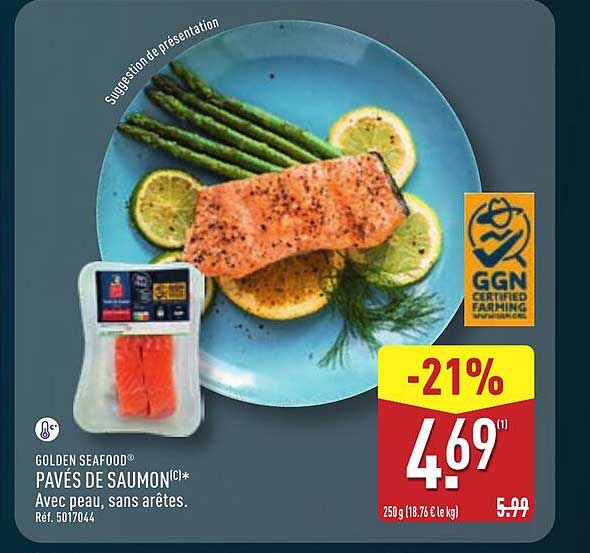 PAVÉS DE SAUMON(c)*