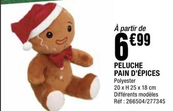 PELUCHE PAIN D'ÉPICES