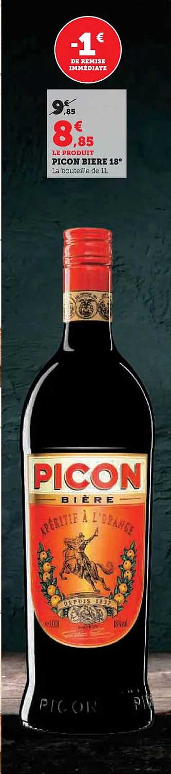 PICON BIÈRE 18° - La bouteille de 1L