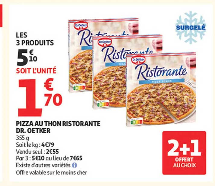 PIZZA AU THON RISTORANTE DR. OETKER