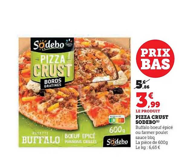 Pizza Crust Sodebo