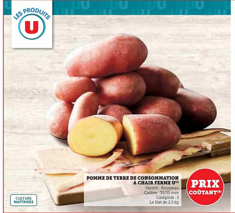 POMME DE TERRE DE CONSOMMATION A CHAIR FERME (U)