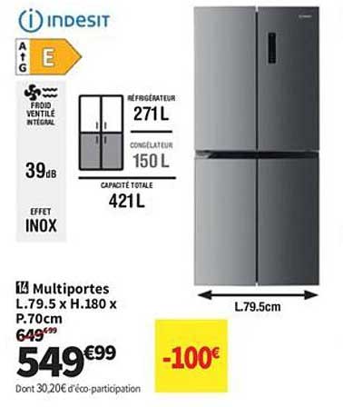 Réfrigérateur Indesit Multiportes